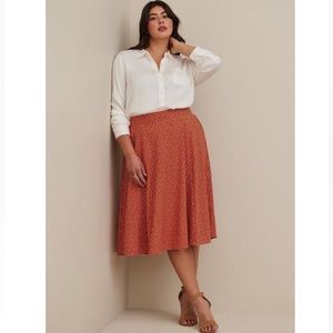 Torrid Polka Dot Skirt